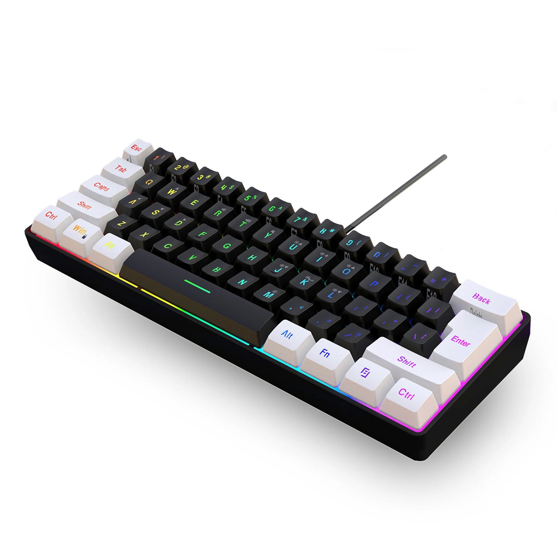 Basic Wired 61-Key Membrane Keyboard