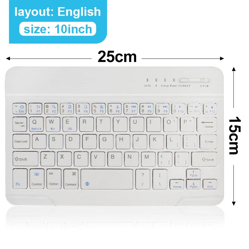 Bluetooth 5.0 Keyboard Mini Keyboard Wireless Keyboard RGB Backlit Keyboard Rechargeable Keyboard for IOS Android Windows Ipad